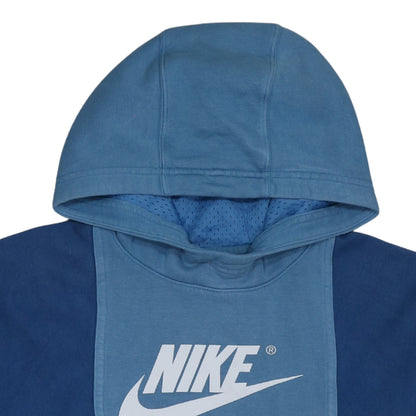 Nike Boys Blue XL Pullover Hoodie Fleece Sweatshirt Logo Hooded Jumper