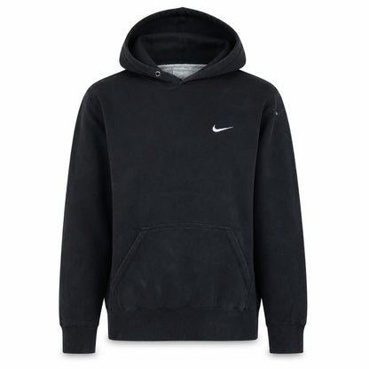 Nike Men's Black Pullover Hoodie M Logo Fleece Sweatshirt