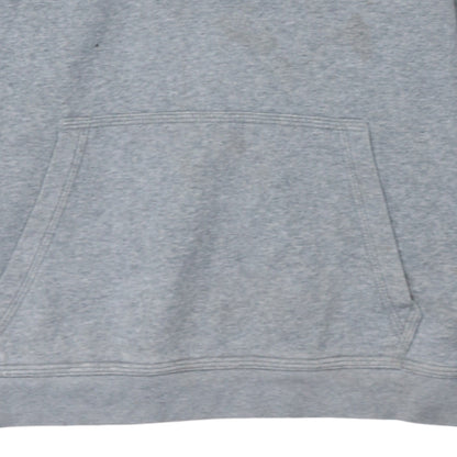 Nike Teens Grey XL Pullover Hoodie with Logo Graphic Print