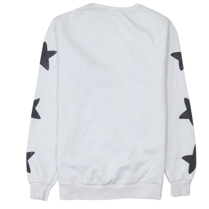 Disney Girls White Mickey Mouse Pullover Sweatshirt 12-13 Years