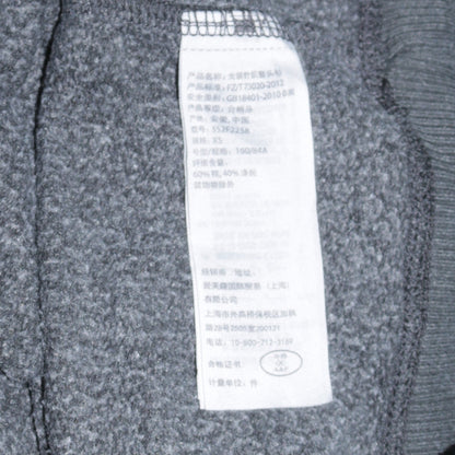 Hollister Men Grey XS Pullover Fleece Sweatshirt with Logo
