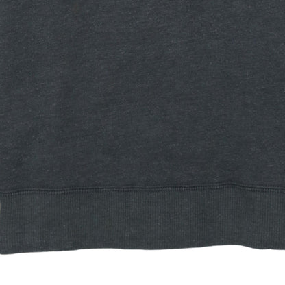 Hollister Men Grey XS Pullover Fleece Sweatshirt with Logo