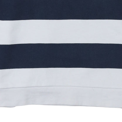 U.S. Polo Assn. Women’s Navy White Striped Pullover Sweatshirt XS