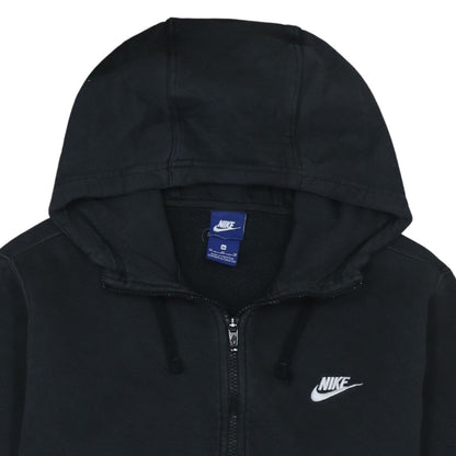 Nike Men's Black Medium 1/2 Zip Hoodie Fleece Sweatshirt