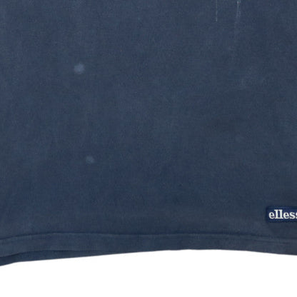 Ellesse Men's Blue XS Logo Graphic Cotton Crew Neck T-Shirt
