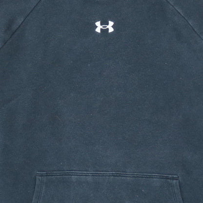 Under Armour Men Blue Small Pullover Hoodie Fleece Sweatshirt