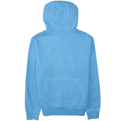 Nike Mens Blue Pullover Hoodie Small Logo Fleece Sweatshirt