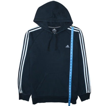 Adidas Men's Blue Pullover Hoodie Size L Sports Fleece