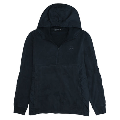 Under Armour Men's Black XL Hooded 1/2 Zip Windbreaker Jacket