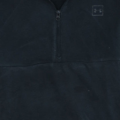 Under Armour Men's Black XL Hooded 1/2 Zip Windbreaker Jacket