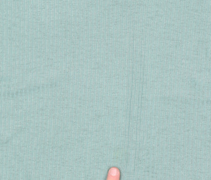 Dunnes Womens Green V-Neck Short Sleeve Basic Stretch T-Shirt Size 12