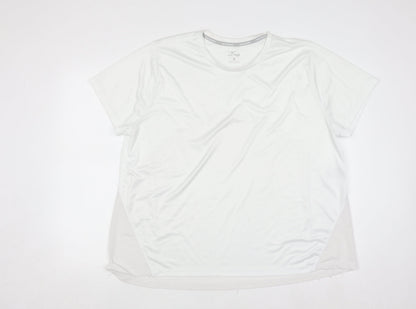 Nike Men's White 2XL Dri-FIT Running Sports T-Shirt