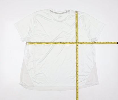 Nike Men's White 2XL Dri-FIT Running Sports T-Shirt