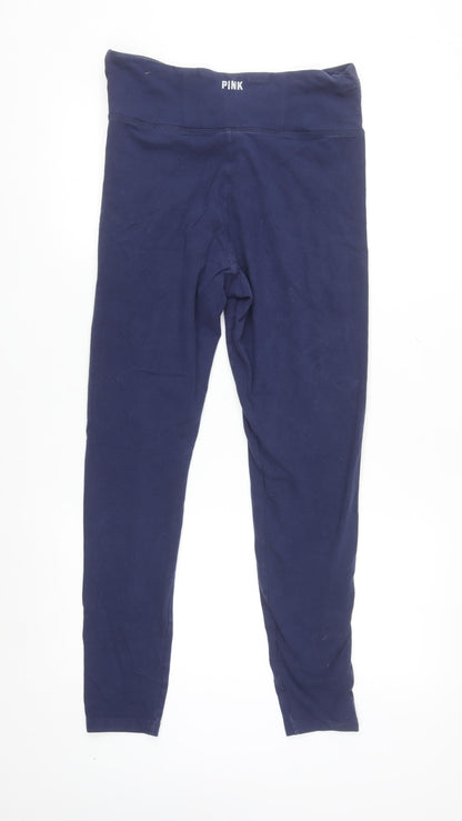 PINK Victoria's Secret Women's Blue XL Leggings Stretch Cotton