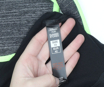 Dunnes Stores Womens Black Size 14 Racerback Tank Top