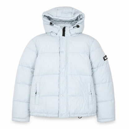 Diesel Women Blue XS Hooded Puffer Jacket Nylon Winter Coat