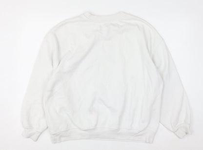 Dunnes Women White New York City Graphic Pullover Sweatshirt Size L
