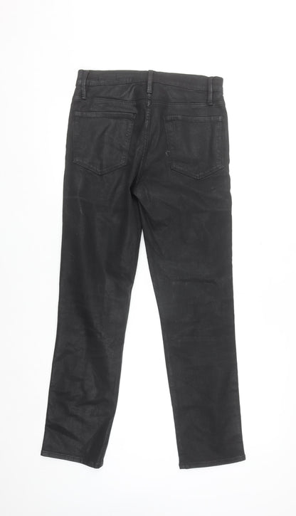 Frame Women's Black Straight Slim Fit Stretch Jeans Size 28