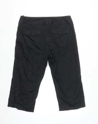 Principles Womens Black Size 14 Chino Bermuda Shorts Cotton Blend