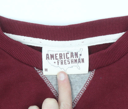American Freshman Women's Burgundy Boston College Pullover Sweatshirt M