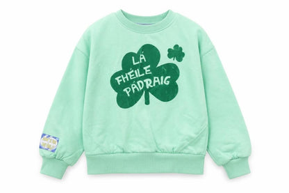 Leigh Tucker Willow Boys Green 5-6 Years Pullover St Patrick’s Day Sweatshirt
