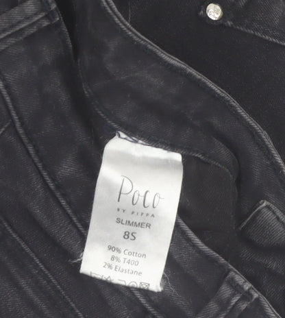 Poco by Pippa Women's Black Slimmer Skinny Jeans Size 8S