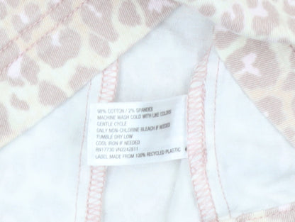 Wild Fable Women’s Beige Leopard Print High Rise Short Skirt Size 8