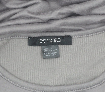 Esmara Women’s Grey Long Sleeve Jersey Top Size 8/10