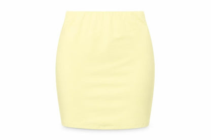 Oh Polly Women's Yellow High Waisted Pencil Skirt Size 6