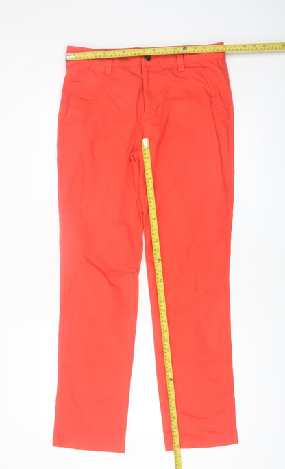 Calvin Klein Golf Men's Red Chino Trousers W32 L31 Cotton Blend