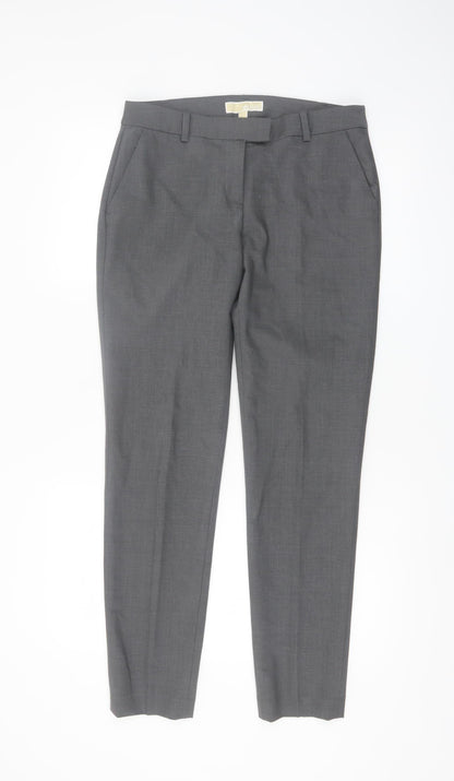 Michael Kors Womens Grey Slim Fit Dress Pants Size 4