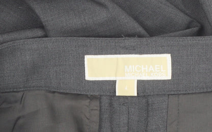 Michael Kors Womens Grey Slim Fit Dress Pants Size 4