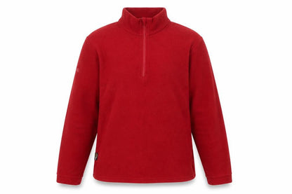 Lafuma Women Red Fleece 1/4 Zip Pullover Sweatshirt UK 12