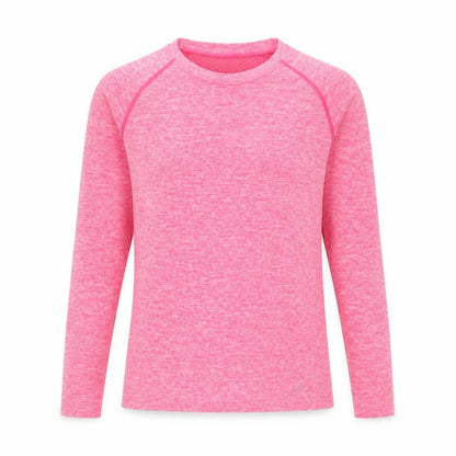 Dunnes Womens Bright Pink Long Sleeve Active T-Shirt Size M