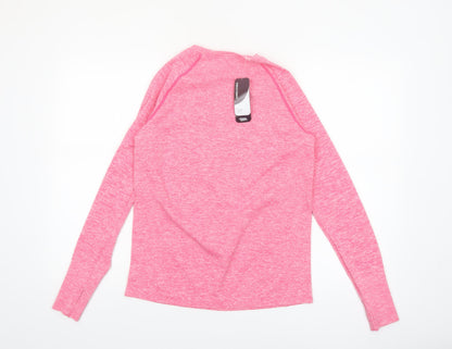 Dunnes Stores Womens Bright Pink Long Sleeve Active T-Shirt Size M