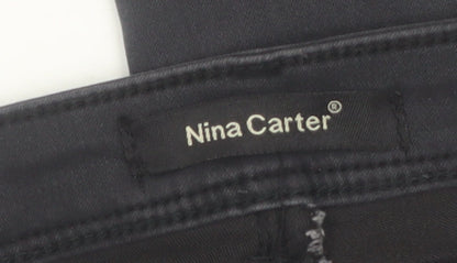 Nina Carter Women’s Black Skinny Stretch Jeans Size 12