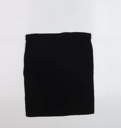 Willow & Thread Women's Black XS Stretch Pencil Skirt