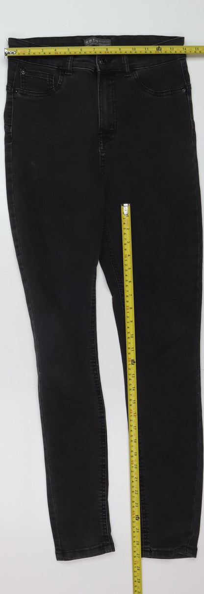 Primark Women Black Skinny Stretch Jeans Size 10 Regular