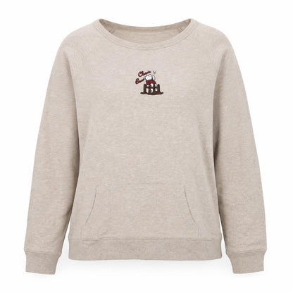 Disney Women Beige Classic Pooh Sweatshirt Size L 100% Cotton
