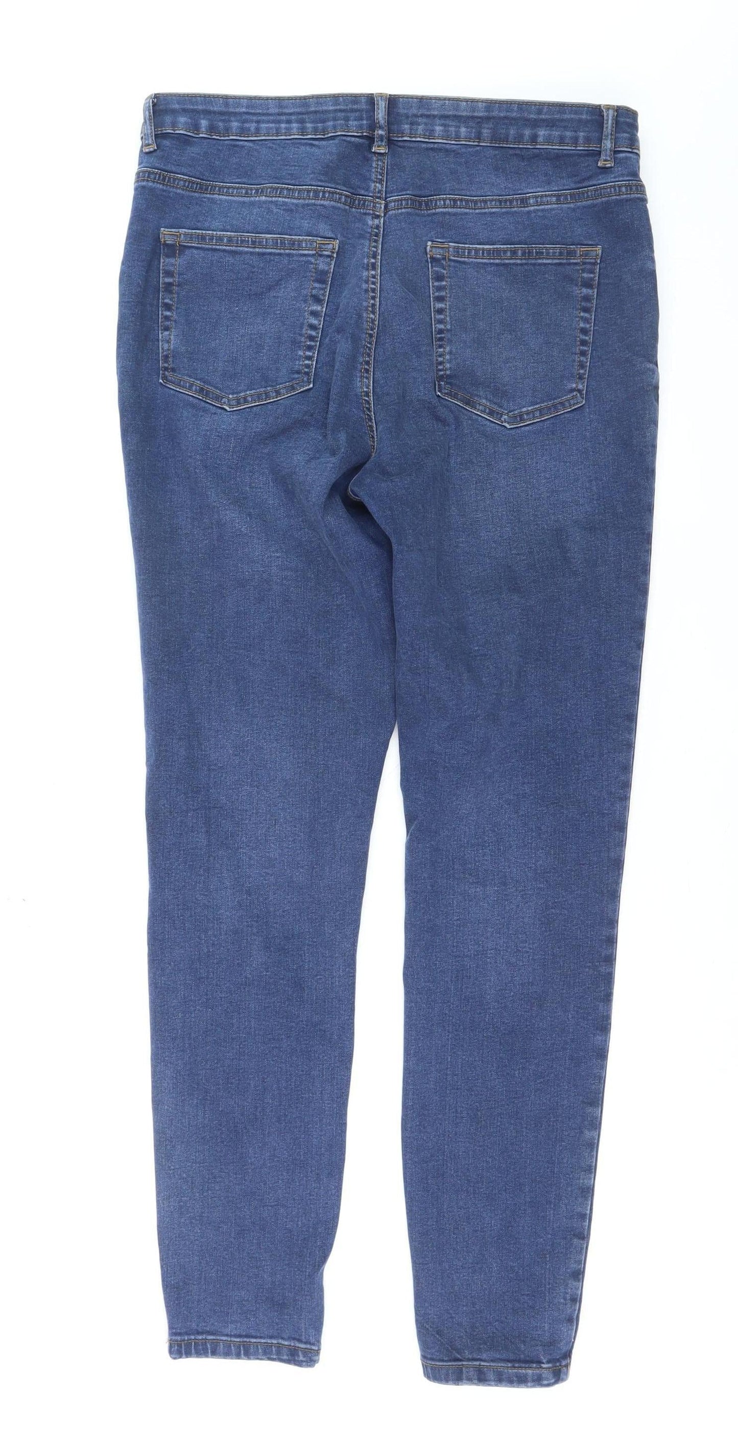 Primark Women Blue Size 16 Skinny Jeans Denim Co Stretch Cotton