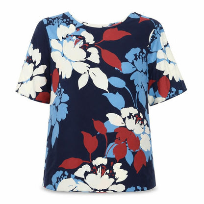Jaeger Women’s Multicoloured Silk Floral Blouse UK16