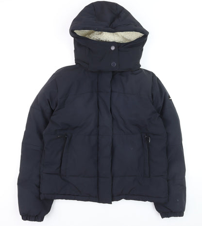 Roxy Men's Black Waterproof Hooded Puffer Jacket M
