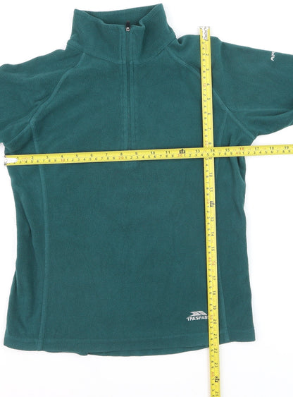 Trespass Women’s Green Fleece Pullover Sweatshirt UK 10 Small
