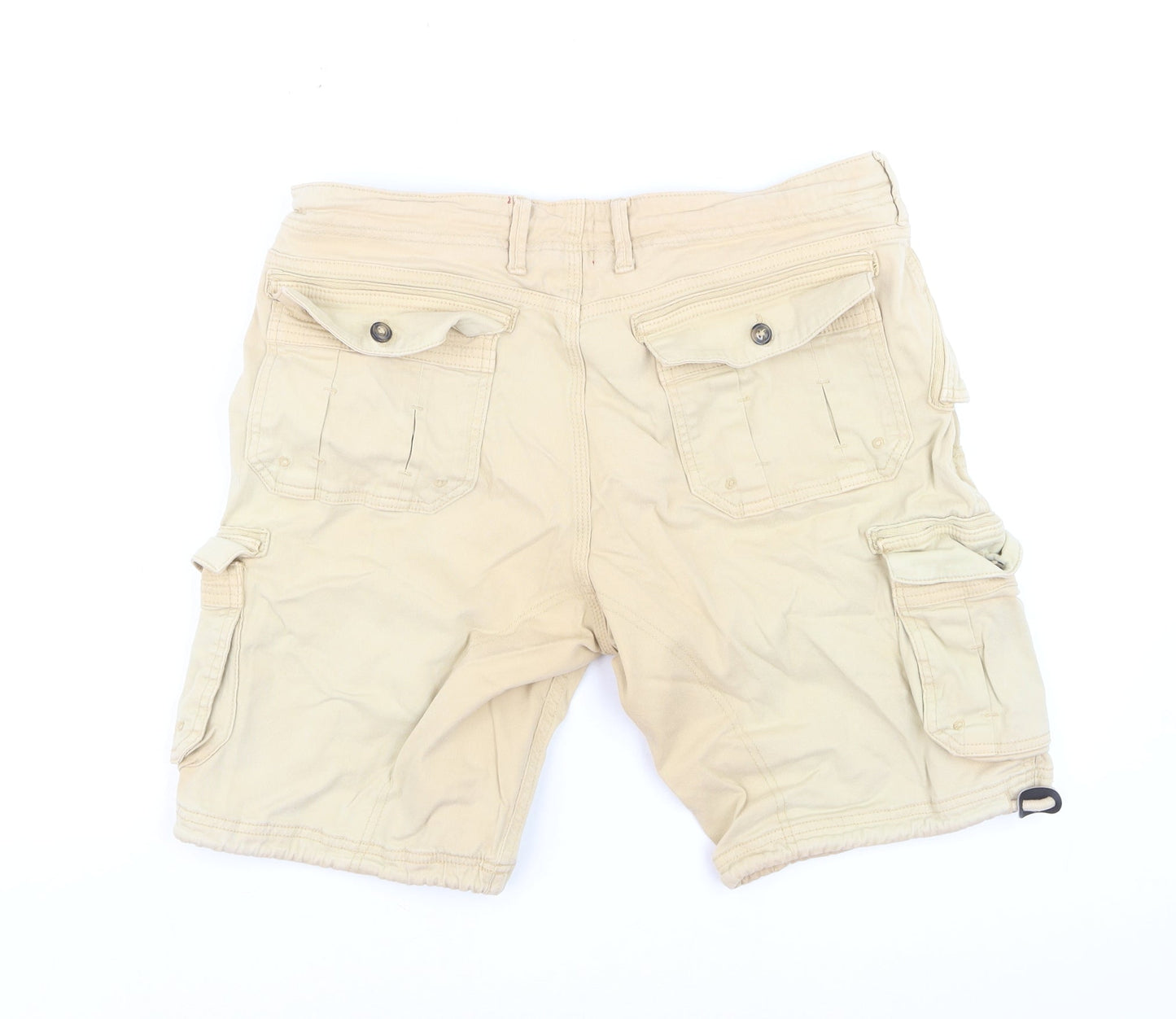 Joe Browns Men's Beige Cargo Shorts Size 34 Regular Fit