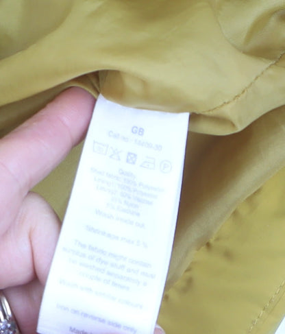 Soyaconcept Women's Yellow Puffer Jacket M Mid-Length Polyester