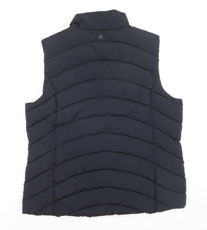 Mountain Warehouse Men's Black XL Puffer Waistcoat Water Resistant