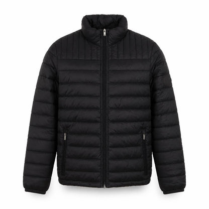 Firetrap Men's Black Puffer Jacket Size S Lightweight Full Zip