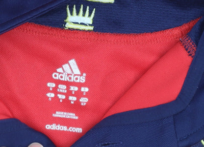 Adidas Men’s Red Munster Rugby Short Sleeve Jersey T-Shirt Size S