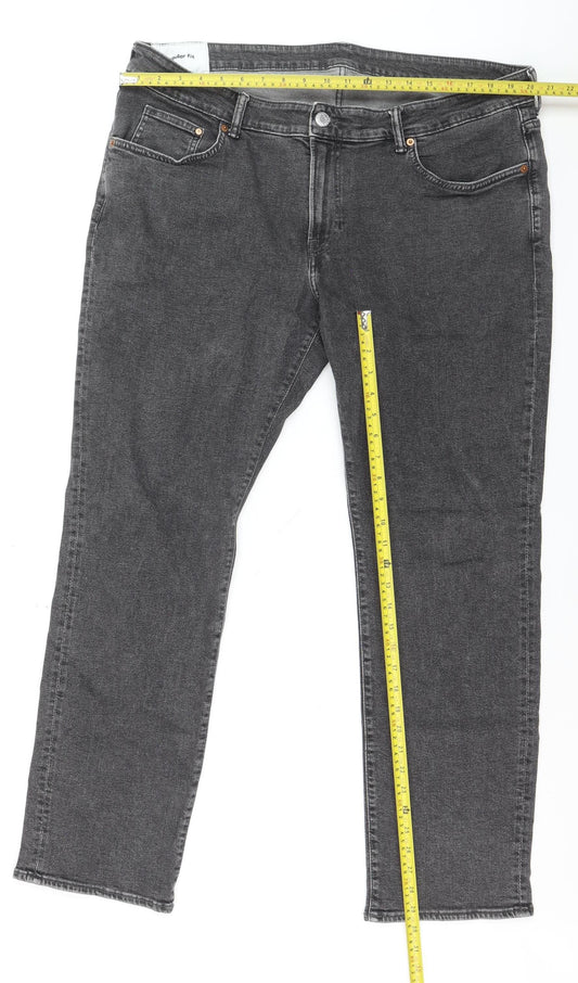 Levi's Premium Men's Grey Regular Fit Straight Jeans W40 L32