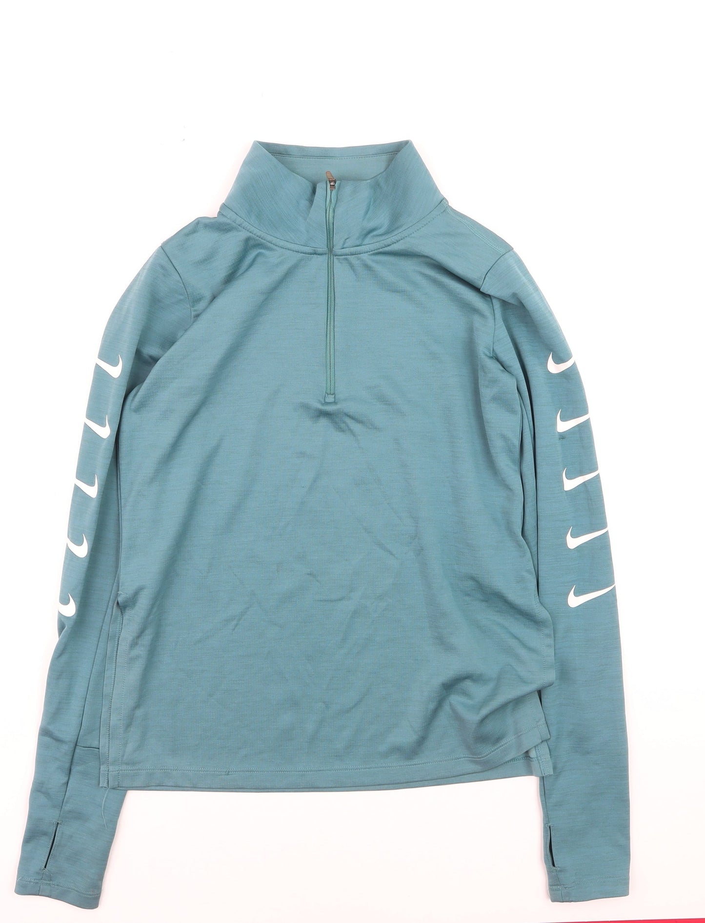 Nike Women's Blue Dri-FIT 1/2 Zip Running Jacket XS